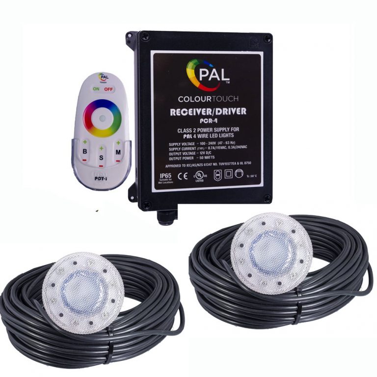 Pal Colour WiFI NEW Touch LED Pool Lighting Systems Concrete Just